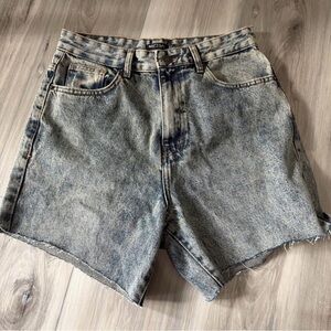 Nasty Gal Blue Denim Shorts
